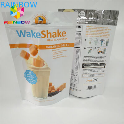 Food Grade Plastic Pouches Packaging , Aluminum Foil Stand Up Bags k Durable