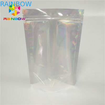 Moisture Proof Stand Up Zipper Pouch Recyclable k Doypack Mylar Bags With Round Corner