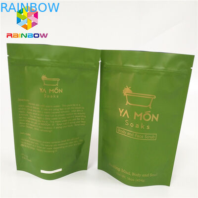 Aluminum Foil Mylar Plastic Resealable Stand Up Pouches Doypack For Snack Candy Sugar Packing