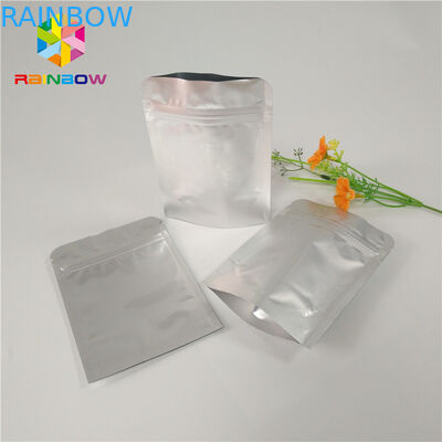 Aluminum Foil Mylar Plastic Resealable Stand Up Pouches Doypack For Snack Candy Sugar Packing