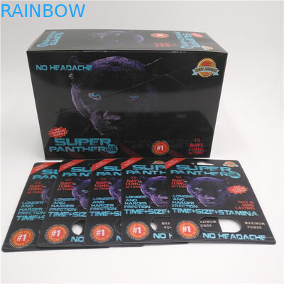 Slide Insert Blister Card Packaging PET Material For Male Enhancement Pills