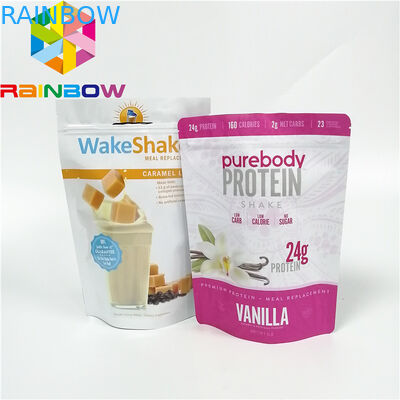 Pure Vitamin C Powder Plastic Pouches Packaging Stand Up Top Zip Mylar Foil Pouch