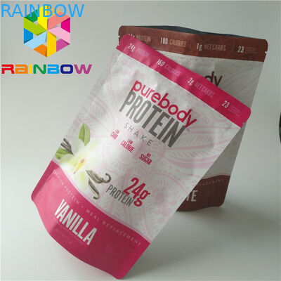 Pure Vitamin C Powder Plastic Pouches Packaging Stand Up Top Zip Mylar Foil Pouch