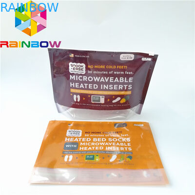 Mens Underwear Garment Plastic Pouches Packaging Stand Up Sliding Zipper Bag Custom