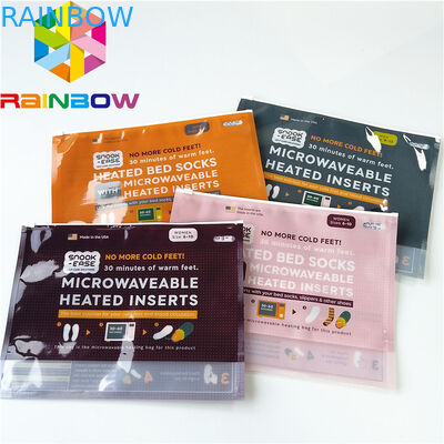 Mens Underwear Garment Plastic Pouches Packaging Stand Up Sliding Zipper Bag Custom