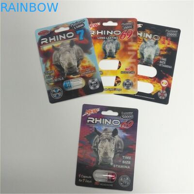 Display Box Blister Pack Packaging 3d Printing For Mamba Male Enhancement Pills