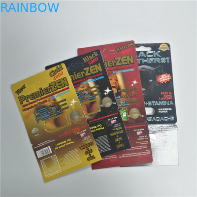 Premizer Zen Blister Card Packaging Display Blister Packaging for Male Enhancement Pills Pack