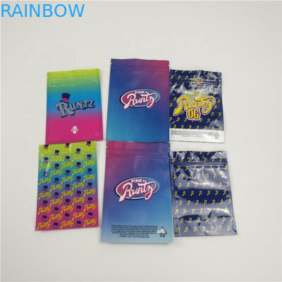 k Packaging  Plastic Mylar Bags Food Grade Material For Powder / Pill / Hemp