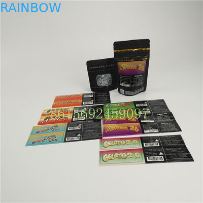 Moisture Proof 3.5g Zipper Top Bag , Stand Up Pouch Jungle Boy Sticker Mylar Packaging