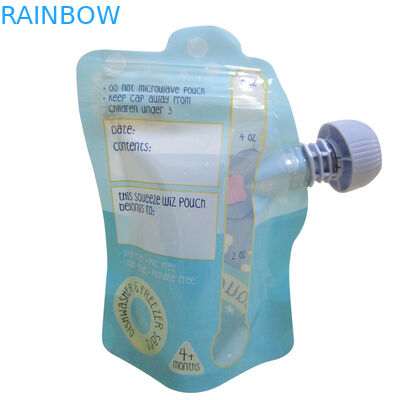 Animal Shape Liquid Spout Pouch Packaging Squeeze Reusable Double k