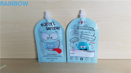Reusable Baby Food Spout Pouches Food Drink Juice Milk Container Sealable Bags
