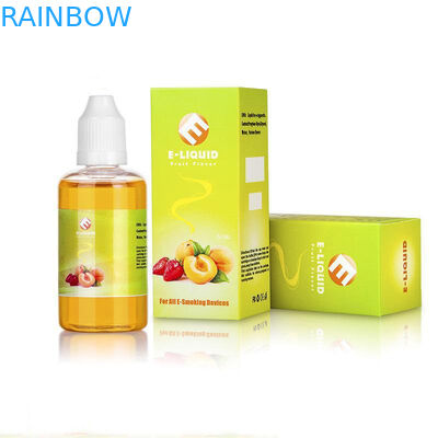 Foldable Paper Box Packaging 10ml 15ml 30ml CBD Oil E Liquid Bottle Sticker