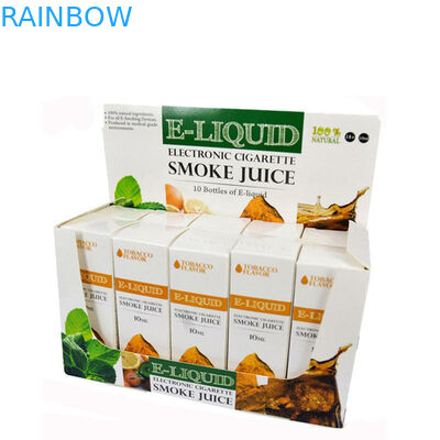 Foldable Paper Box Packaging 10ml 15ml 30ml CBD Oil E Liquid Bottle Sticker