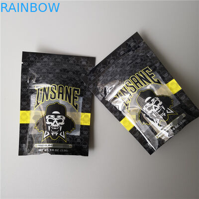 Smell Proof Packing k Plastic Bags California Cookies Packaging Matte Surface