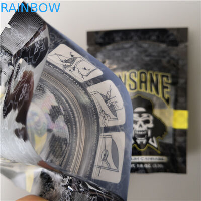 Smell Proof Packing k Plastic Bags California Cookies Packaging Matte Surface