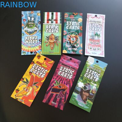Vape Cartridge Cbd Oil Plastic Pouches Packaging Exotic Carts k Mylar Bag 0.5ml 1ml