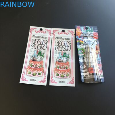 Mylar Foil Plastic Pouches Packaging Zipper Custom Printing For Cigar Tobacco Wrappers