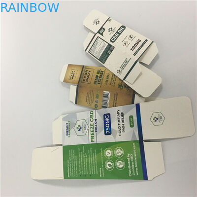 high quality custom electronic cigarette accessories Paper box CBD vape pen cartridge packaging box