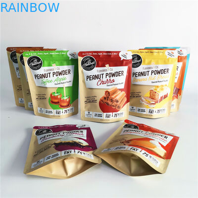 8oz Powder Aluminium Foil Bag Moisture Proof Pouches Customized For Food Packing