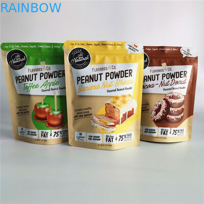 8oz Powder Aluminium Foil Bag Moisture Proof Pouches Customized For Food Packing