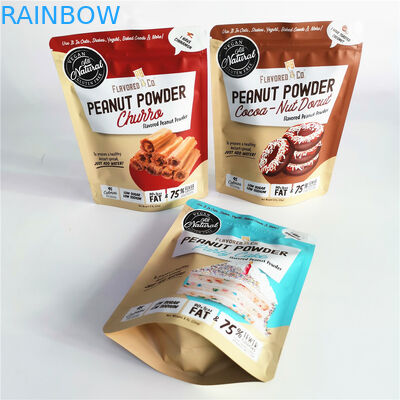 8oz Powder Aluminium Foil Bag Moisture Proof Pouches Customized For Food Packing