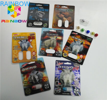 Capsule Container Blister Card Packaging Sex Pills Power Tiller 69 7 3d 6000