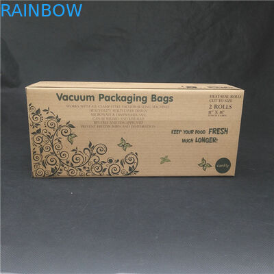 Recyclable Folding Carton Kraft Brown Paper Packaging Customized Printing Durable