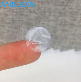 PET Clear Shrink Sleeve Labels Braille Stickers Adhesive Tactile Warning Triangle Type