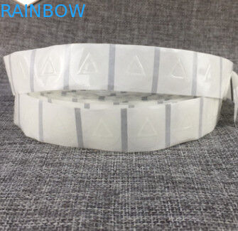 PET Clear Shrink Sleeve Labels Braille Stickers Adhesive Tactile Warning Triangle Type