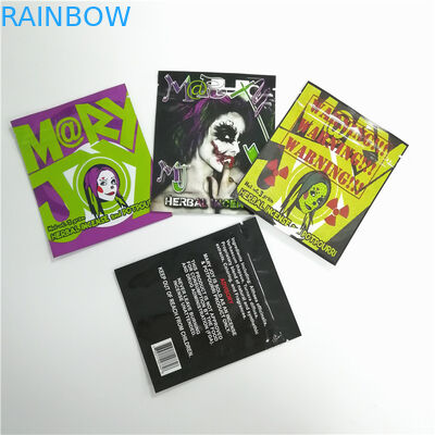 Food Grade Aluminum Foil Stand Up Pouch Resealable Candy Cbd Gummy Bears Packaging