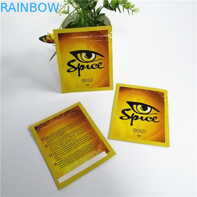 Food Grade Aluminum Foil Stand Up Pouch Resealable Candy Cbd Gummy Bears Packaging