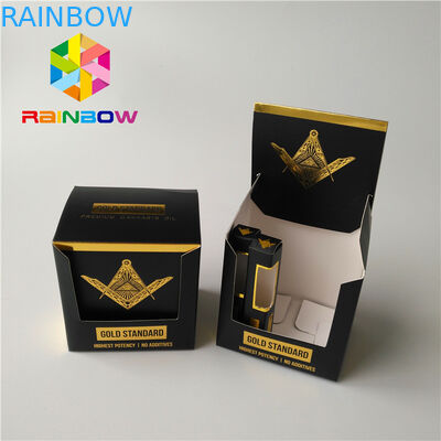 Customized Design Cbd Vape Cartridge Mylar Bags Packaging Matte Surface Finish