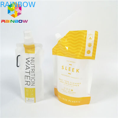 Leak Proof Spout Pouch Packaging Glossy Surface Liquid Drink Juice Nylon Bag Laminated