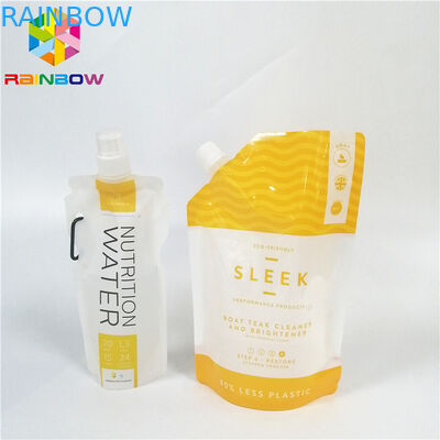 Liquid Drink Juice Spout Pouch Packaging Laminated Leak Proof For Beverage