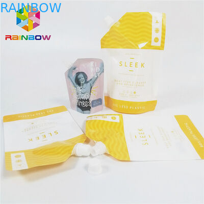 Liquid Drink Juice Spout Pouch Packaging Laminated Leak Proof For Beverage