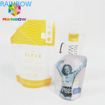 Liquid Drink Juice Spout Pouch Packaging Laminated Leak Proof For Beverage