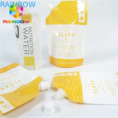 Liquid Drink Juice Spout Pouch Packaging Laminated Leak Proof For Beverage