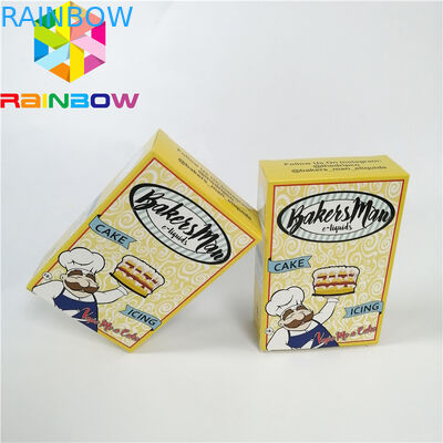 Eco-friendly custom printed white cardboard packaging box kraft paper butter chips/food cookies/gift foldable display pa