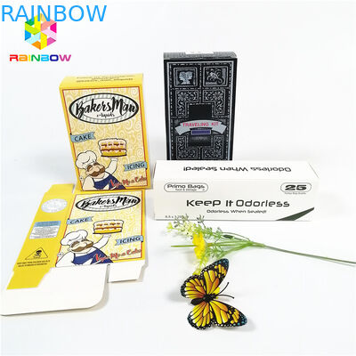 Glossy shiny OEM design logo printed paper card box gift cosmetics eyelash packaging card boxes