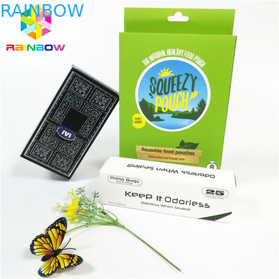 Glossy shiny OEM design logo printed paper card box gift cosmetics eyelash packaging card boxes