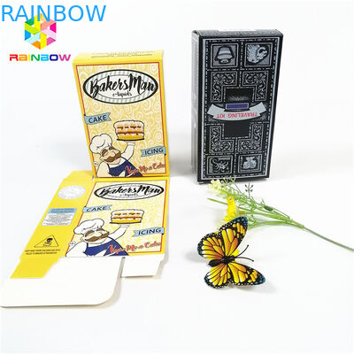 Full color customized logo UV craft paper boxes with hang hole bottle gift cosmetics packing box