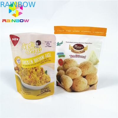 Sauce Steamed Plastic Pouches Packaging Boiling Cooking Vacuum Storage Zipper Lock