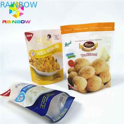 Sauce Steamed Plastic Pouches Packaging Boiling Cooking Vacuum Storage Zipper Lock