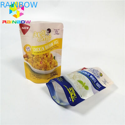 Sauce Steamed Plastic Pouches Packaging Boiling Cooking Vacuum Storage Zipper Lock