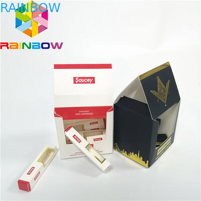Custom New Cardboard Kraft Paper Cosmetic Boxes Luxury 30ml Perfume Oil Dropper Bottle Packaging Box