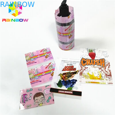Bottle Cup Tube Heat Shrink Wrap Labels Adhesive Stickers Custom Thickness For Display Box
