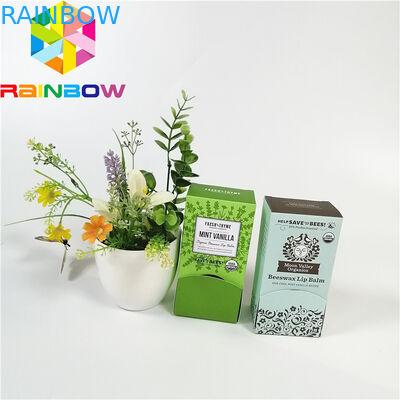 Customized eye cream skin care packaging cosmetic box white paper vegetable oil emulsion packaging foldable display box