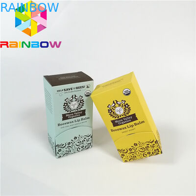 Customized eye cream skin care packaging cosmetic box white paper vegetable oil emulsion packaging foldable display box