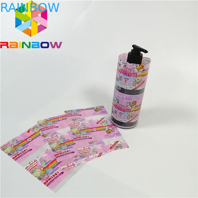 Custom Printing Shrink Sleeve Labels Plastic PET/PVC Material Glossy Lamination Surface