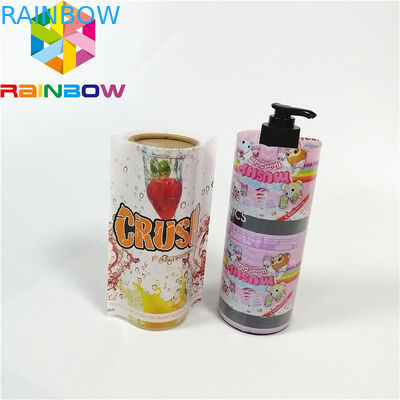 Custom Printing Shrink Sleeve Labels Plastic PET/PVC Material Glossy Lamination Surface